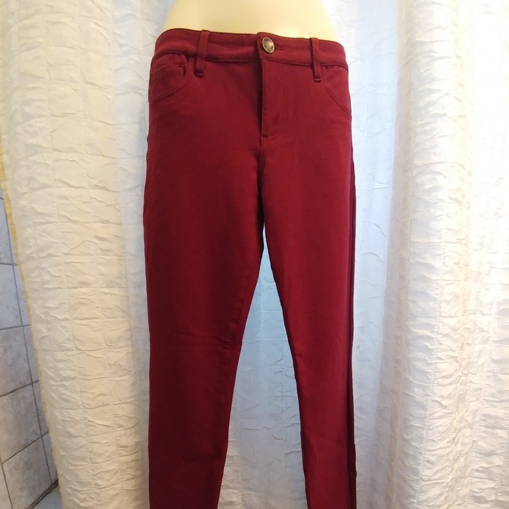 KUT Cranberry Hued Jeans